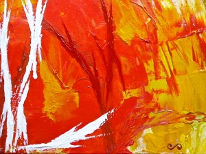 Colombian Artist in Santa Barbara, California. Abstract Paintings.